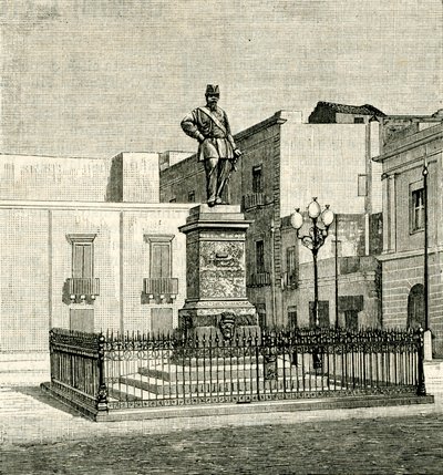 Denkmal für Vittorio Emanuele II (1820-1878), von Eugenio Maccagnani (1852-1930), Lecce, Apulien, Italien von Eugenio Maccagnani