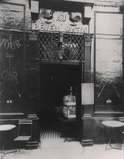 Au Réveil Matin, rue Amelot, 11. Arrondissement, Paris von Eugène Atget