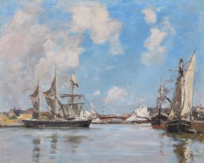 Deauville. Das Becken von Eugene Louis Boudin