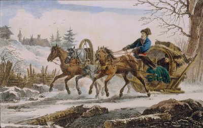 Kibitka, 1820 von Eugéne Pluchart