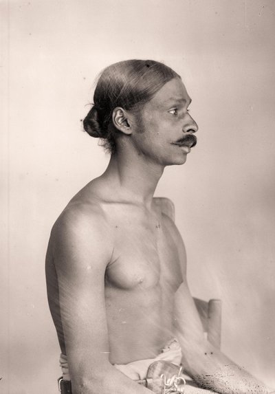 Porträt eines sri-lankischen Mannes, ca. 1890 von Eugène Trutat