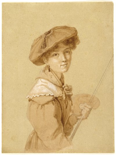 Selbstporträt, 1820-29 von Eugénie Tripier Lefranc