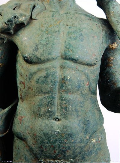 Torso eines jugendlichen Herkules (vergoldete Bronze) von European European