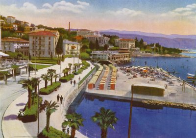 Abbazia, jetzt Opatija in Kroatien: Slatina und Savoia Strand von European Photographer