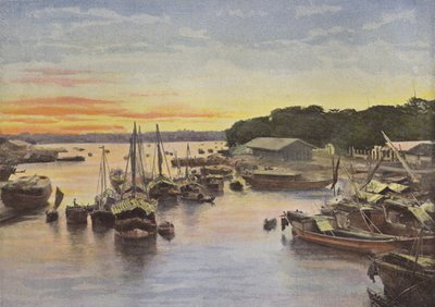 Arroyo Chinois (Rechtes Ufer) Saigon von European Photographer