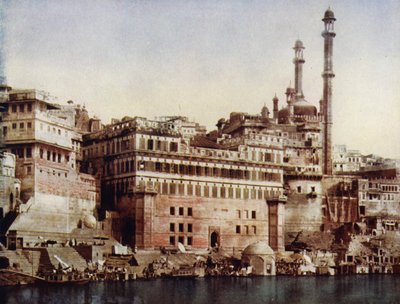Benares, eine Moschee auf dem Gelände eines alten Hindu-Tempels von European Photographer