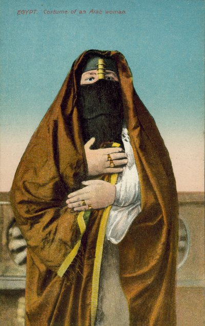 Ägypten, Kostüm einer arabischen Frau (Farbfoto) von European Photographer