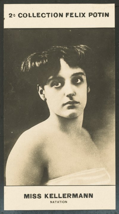 Miss Maud Kellermann, Schwimmen von European Photographer