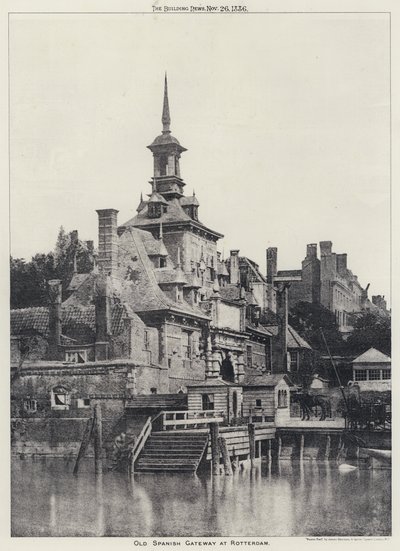Altes spanisches Tor in Rotterdam (s/w Foto) von European Photographer