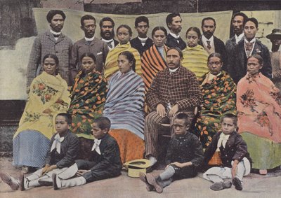 Rainandriamampandry, Innenminister, und seine Familie von European Photographer