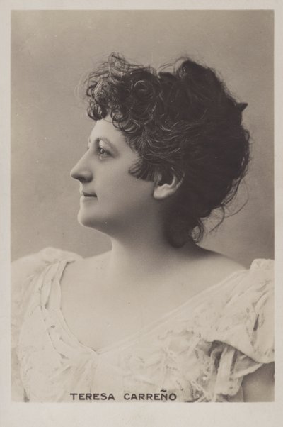 Teresa Carreño, venezolanische Pianistin, Sängerin, Komponistin und Dirigentin von European Photographer