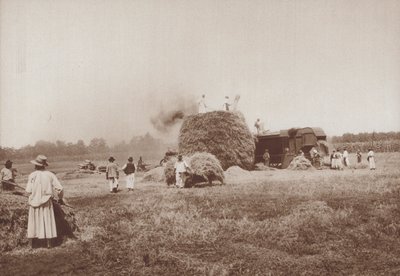 Weizendreschen auf der Alfold, die Ebenen von Ungarn von European Photographer