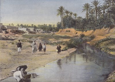 Blick auf die Ufer des Oued-Gabes von European Photographer