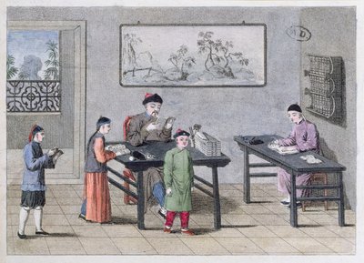 Eine chinesische Schule, ca. 1810 von European School