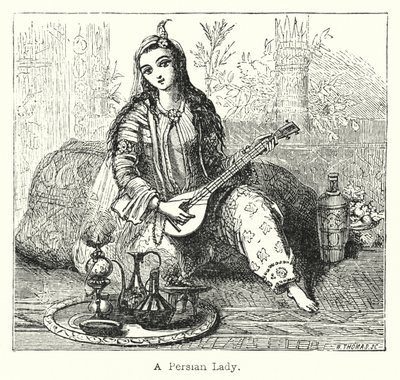 Eine persische Dame von European School
