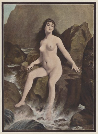 Eine Sirene, ein Wesen aus der griechischen Mythologie von European School