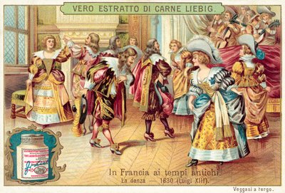 Ein Tanz zur Zeit von Ludwig XIII. von European School