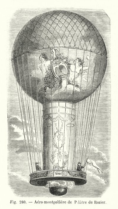 Aero-Montgolfière von Pilatre de Rozier von European School