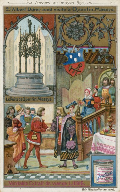 Albrecht Dürer besucht Quentin Matsys, 1520 von European School