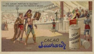 Ave, Caesar! Morituri te salutant (Heil dir, Caesar! Die Todgeweihten grüßen dich) von European School