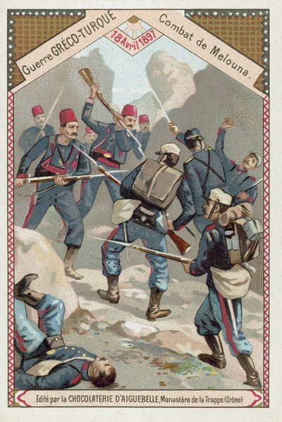 Schlacht von Melouna, Griechisch-Türkischer Krieg, 18. April 1897 von European School