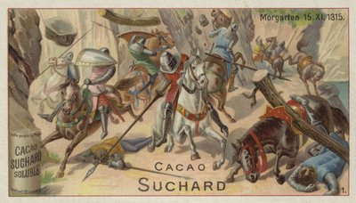 Schlacht bei Morgarten, Schweiz, 15. Juni 1315 von European School