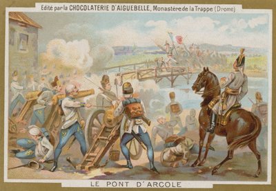 Schlacht an der Brücke von Arcole, Italien, 1796 von European School