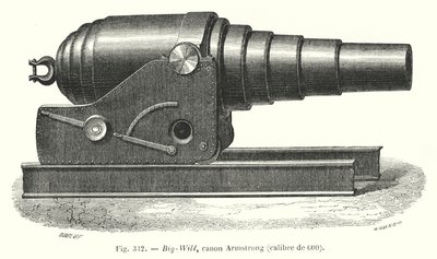 Big-Will, Armstrong-Kanone, Kaliber 600 (Stich) von European School