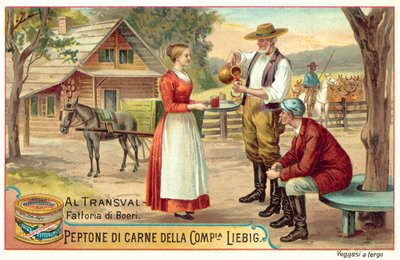 Burenfarm im Transvaal von European School