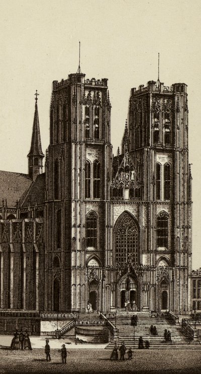 Bruxelles: Eglise des Saints Michel und Gudule von European School