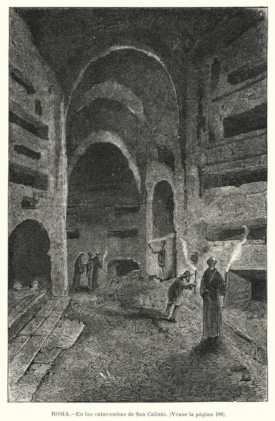 Katakomben des St. Callistus, Rom, Italien von European School