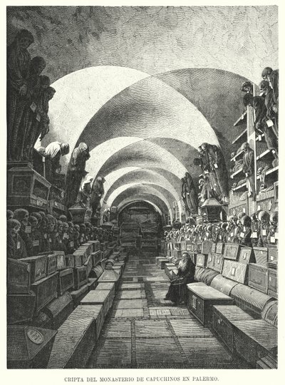 Katakomben des Kapuzinerklosters, Palermo, Sizilien, Italien von European School