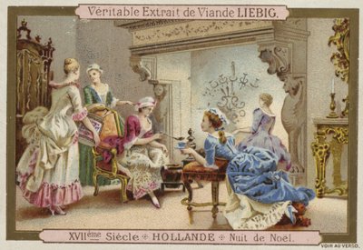 Weihnachtsnacht, Niederlande, 17. Jahrhundert von European School