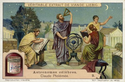 Claudius Ptolemäus, griechisch-römischer Astronom, Mathematiker und Geograph von European School