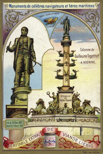 Säule von Wilhelm von Tegetthoff, österreichischer Admiral, Wien von European School