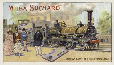Crampton Hochgeschwindigkeitslokomotive, 1852 von European School