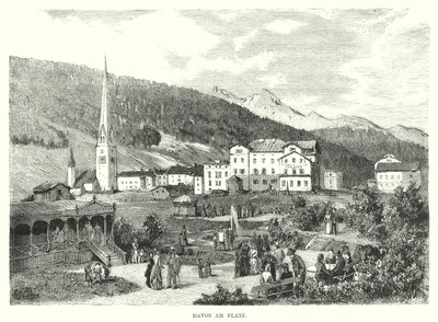 Davos am Platz (Gravur) von European School