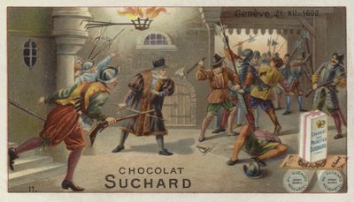 Niederlage des Angriffs der Savoyer auf Genf, 21. Dezember 1602 von European School