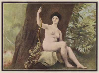 Diana die Jägerin aus der römischen Mythologie von European School