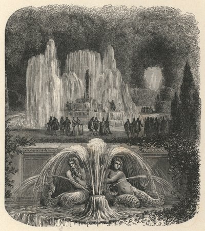 Wasser von Versailles (Gravur) von European School