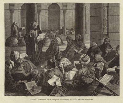 Ägypten - Stuhl der Moschee der Al-Azhar-Universität von European School