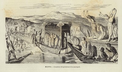 Ägypten - Ansprache an die Delegation in der Nekropole von European School