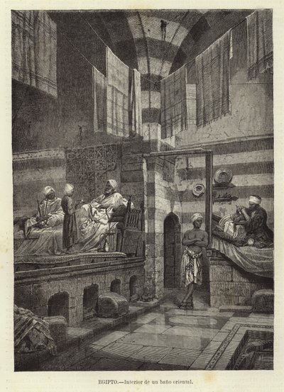 Ägypten - Innenraum orientalischer Bäder von European School