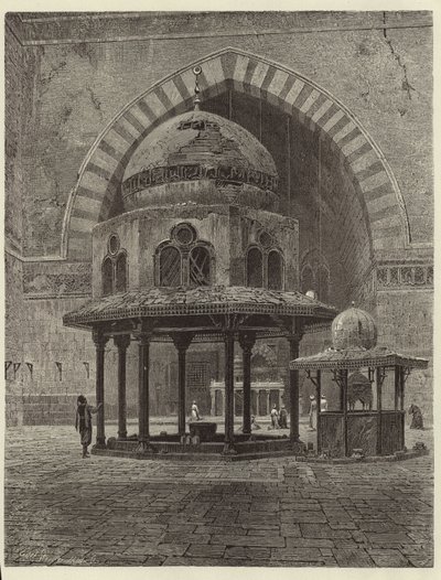 Ägypten - Innenraum der Moschee des Sultans Hassan von European School