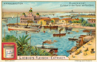 Eingang zum Suezkanal, Port Said, Ägypten von European School