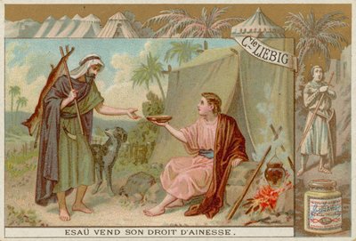 Esau verkauft sein Erstgeburtsrecht an Jakob von European School