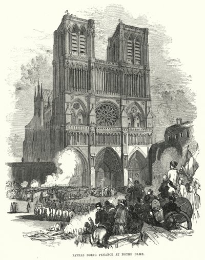 Favras tut Buße in Notre Dame von European School