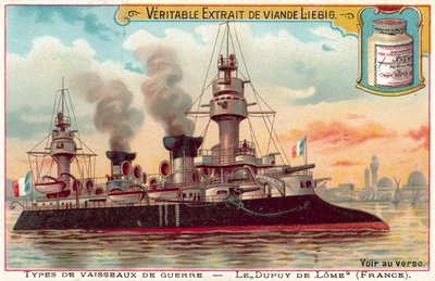 Französischer Panzerkreuzer Dupuy de Lôme von European School
