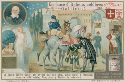 Galileo Galilei wird nach Pisa geschickt, um Medizin zu studieren von European School