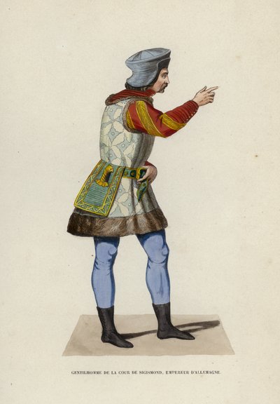 Edelmann am Hof von Sigismund, Kaiser von Deutschland von European School